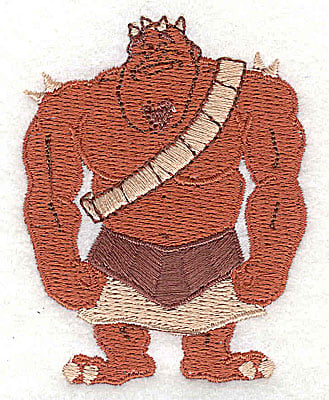 Embroidery Design: Ogre<br> 2.06w X 2.69h