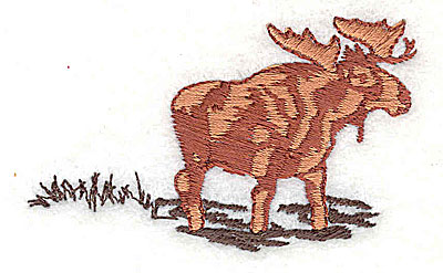 Embroidery Design: Moose<br> 2.50w X 1.50h