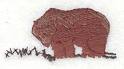 Embroidery Design: Bear<br> 2.44w X 2.19h