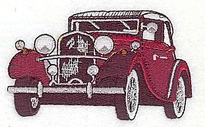 Embroidery Design: Vintage automobile<br> 3.44w X 2.00h