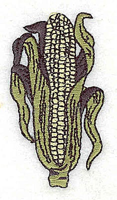 Embroidery Design: Ear of corn<br> 1.38w X 2.56h