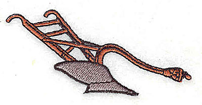 Embroidery Design: Vintage plough<br> 2.94w X 1.44h