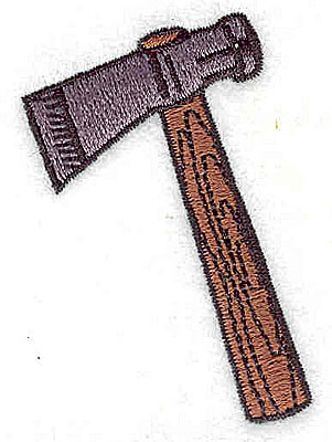 Embroidery Design: Tomahawk<br> 1.69w X 2.38h