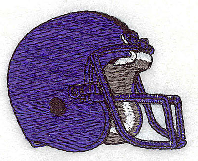 Embroidery Design: Football helmet<br> 2.50w X 2.00h