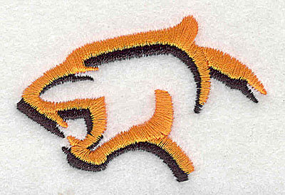Embroidery Design: Cougar Head<br> 2.63w X 1.69h