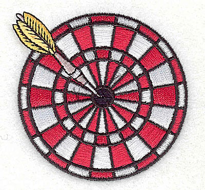 Embroidery Design: Dart board<br> 2.69w X 2.62h