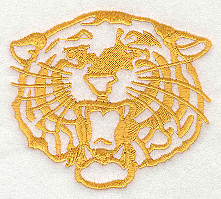 Embroidery Design: Tiger Head<br> 4.00w X 3.56h