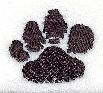 Embroidery Design: Paw<br> 1.94w X 1.69h