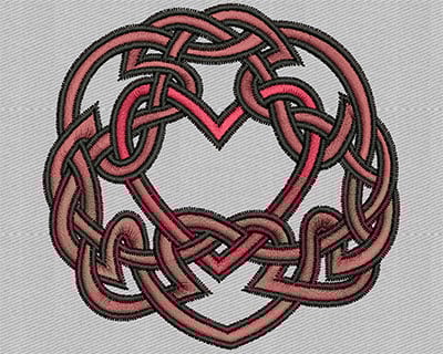 Embroidery Design: Heart Design<br> 2.75w X 2.69h