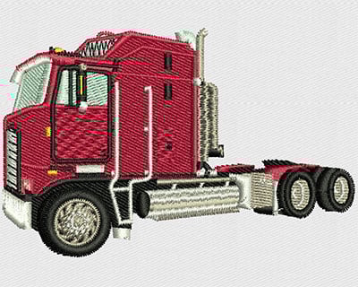 Embroidery Design: Flat Nose Truck<br> 3.44w X 2.25h | Embroidery Legacy Embroidery Design: Flat Nose Truck<br> 3.44w X 2.25h