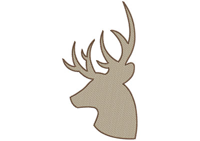 Embroidery Design: Deer 2 Mylar<br> 5.72w X 10.48h | Embroidery Legacy Embroidery Design: Deer 2 Mylar<br> 5.72w X 10.48h