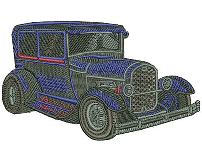 Embroidery Design: Blue Ford Lg<br> 4.55w X 2.74h