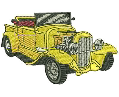 Embroidery Design: Ford Convertible Lg<br> 4.52w X 2.79h