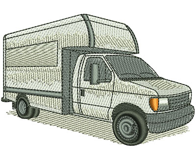 Embroidery Design: Moving Van Lg<br> 3.50w X 2.40h | Embroidery Legacy Embroidery Design: Moving Van Lg<br> 3.50w X 2.40h
