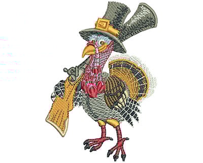 Embroidery Design: Turkey Shoot Lg<br> 3.50h X 2.46w