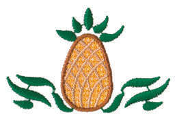 Embroidery Design: Pineapple Ender<br>2.75" x 1.76"