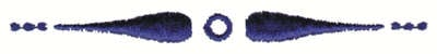 Embroidery Design: Circle Centered Line<br>4.02" x .35"