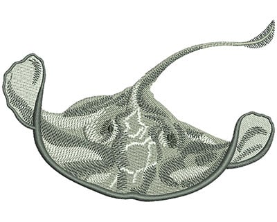 Embroidery Design: Stingray Lg<br> 4.5w X 3.01h