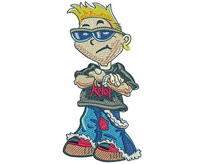 Embroidery Design: Rock Star Kid Lg<br> 2.18w X 4.46h