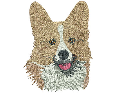 Embroidery Design: Welsh Corgi Lg<br> 3.41w X 4.49h
