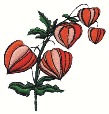 Embroidery Design: Chinese Lantern<br>2.69" x 3.00"
