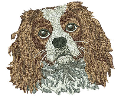 Embroidery Design: Cavalier King Charles Spaniel Lg<br> 4.51w X 4.00h