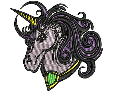 Embroidery Design: Unicorn<br>3.12w x 3.02h | Embroidery Legacy Embroidery Design: Unicorn<br>3.12w x 3.02h