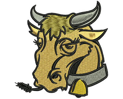 Embroidery Design: Miss Cow<br> 2.90w X 3.01h | Embroidery Legacy Embroidery Design: Miss Cow<br> 2.90w X 3.01h