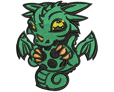 Embroidery Design: Cartoon Dragon<br> 2.73w X 3.01h | Embroidery Legacy Embroidery Design: Cartoon Dragon<br> 2.73w X 3.01h