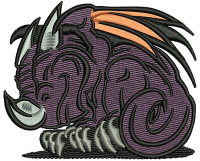 Embroidery Design: Monster Cartoon<br> 3.01w X 2.45h | Embroidery Legacy Embroidery Design: Monster Cartoon<br> 3.01w X 2.45h