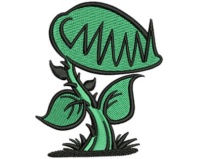 Embroidery Design: Plant Monster<br> 2.46w X 3.01h