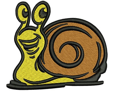 Embroidery Design: Happy Snail<br> 3.01w X 2.67h