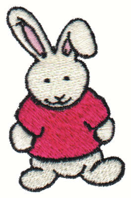 Embroidery Design: Stuffed Bunny<br>2.08" x 3.00"