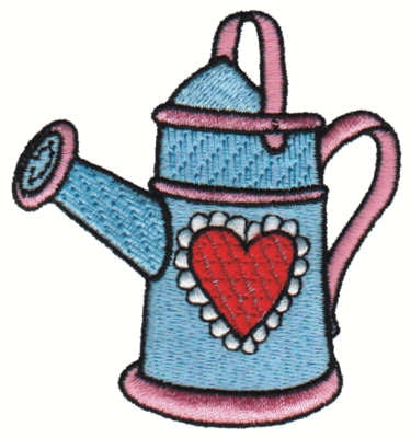Embroidery Design: Watering Can<br>2.80" x 2.99"