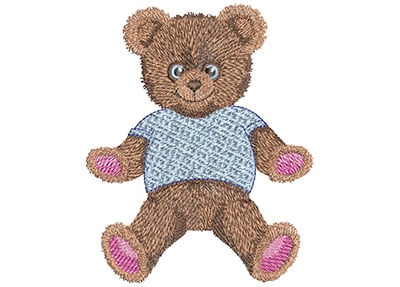 Embroidery Design: Teddy Bear Hugs Lg<br> 3.88w X 4.48h