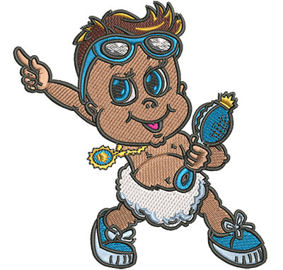 Embroidery Design: Tot Idol Lg<br> 3.83w X 4.04h