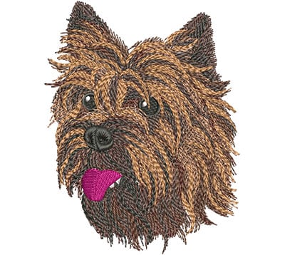 Embroidery Design: Cairn Terrier Lg<br> 3.50w X 4.53h | Embroidery Legacy Embroidery Design: Cairn Terrier Lg<br> 3.50w X 4.53h