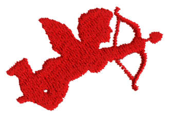 Embroidery Design: Cupid<br>1.83" x 1.30"