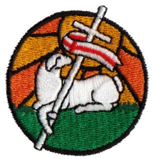 Embroidery Design: Easter Lamb<br>1.76" x 1.82"