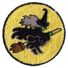 Embroidery Design: Moon Witch<br>1.74" x 1.72"