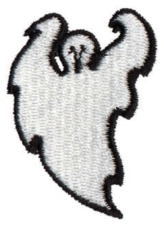 Embroidery Design: Ghost<br>1.34" x 1.89"