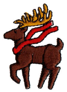 Embroidery Design: Reindeer<br>1.24" x 1.78"