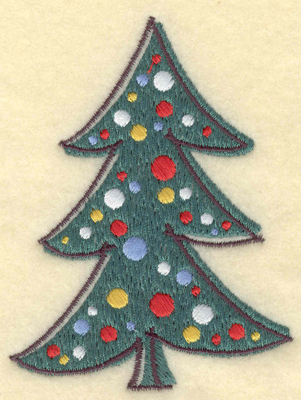 Embroidery Design: Christmas Tree<br>2.93w X 3.91h | Embroidery Legacy Embroidery Design: Christmas Tree<br>2.93w X 3.91h