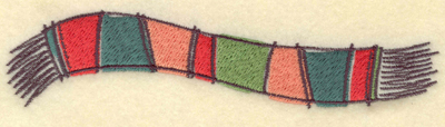 Embroidery Design: Scarf<br>7.04w X 1.58h