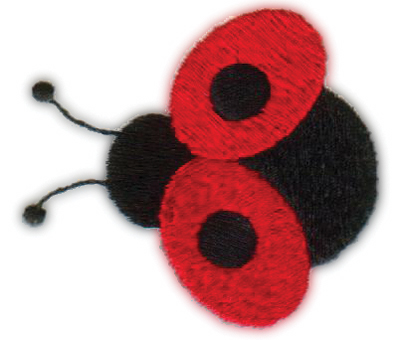 Embroidery Design: Ladybug<br>2.38" x 2.15"