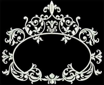 Embroidery Design: Heirloom Accents 1 Lg<br> 7.40w X 6.13h