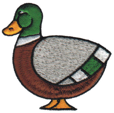 Embroidery Design: Duck<br>3.04" x 3.01"