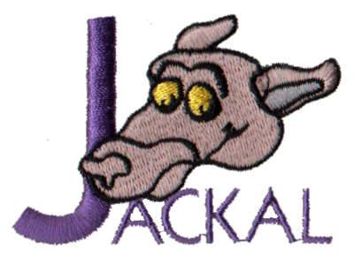 Embroidery Design: Kiddie Alphabet J<br>2.89" x 2.01"