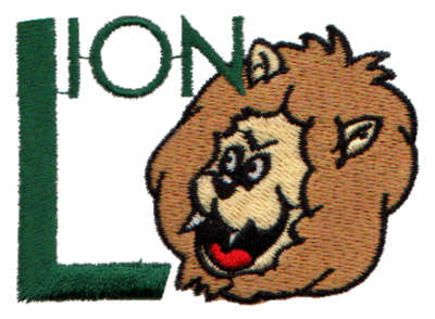Embroidery Design: Kiddie Alphabet L<br>2.82" x 2.01"