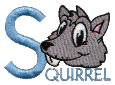 Embroidery Design: Kiddie Alphabet S<br>2.87" x 2.02"